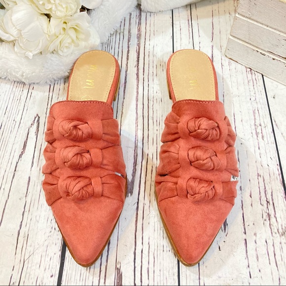 Mi.iM knotted jenelle mules flats New